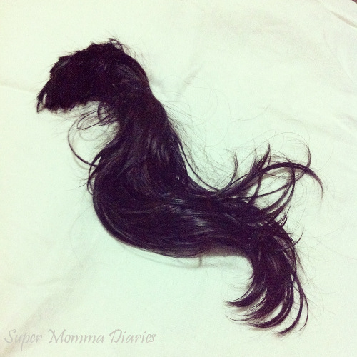 No, that's not a seahorse! That's my hair! :)